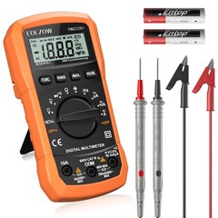 Autoranging Digital Multimeter Ac/dc Amp Ohm Voltage Test Meter With Resistance