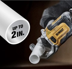 DEWALT IMPACT CONNECT PVC/PEX Cutter Quick Change Brace Bracket DWAPVCIR (YA)