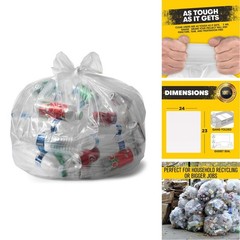 Aluf Plastics 7-10 Gallon 1 Mil Thick Clear Heavy Duty – 24 X 23 – Of 500