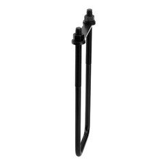 12 inch Square Bend U-Bolt Kits, Heavy Duty Steel Square U-Bolts with 6 inch Tie