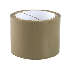 FindTape Carton Sealing Packing Tape (BOPP-R2M): 3 in. x 55 yds. (Tan)