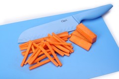 Ozeri Elite Chef 17-Piece Stainless Steel Knife & Cutting Mat Set, in Color