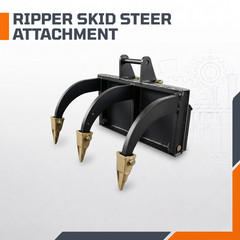 New TYPHON STOMP 3 Tooth Ripper Attachment for Mini Skid Steer Loaders