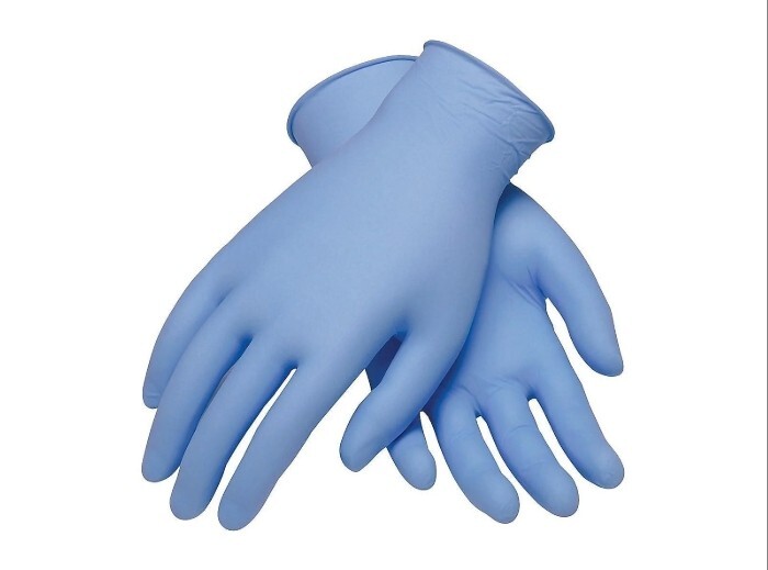 Nitrile Gloves Blue Powder Free