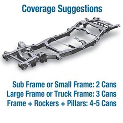 Internal Frame Coating Aerosol Internal chassis Frame Rust Remover Rust