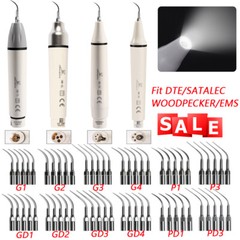 Dental Ultrasonic Piezo Scaler Handpiece LED/Tip Fit EMS/Cavitron/DTE/SATELEC US