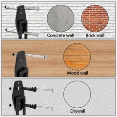 3-H Garage Wall Hooks 10 Pack, Heavy Duty Garage Hooks with Extra Welding Spo…