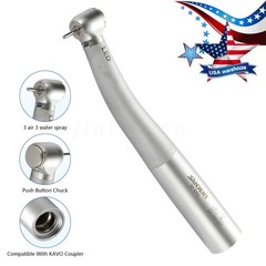 Dental Fiber Optic LED High Speed Handpiece Fit KaVo Multiflex Lux Coupler 6HOLE