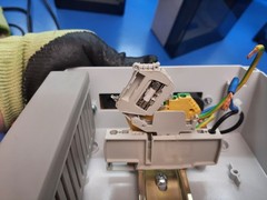 Industrial DIN-Rail Enclosure w/ Pre-wired Power Inlet, Connector Block & Fuse