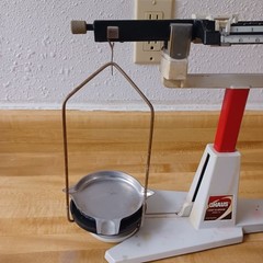 Ohaus Cent-O-Gram Triple Beam Balance Scale 311g with Pan & Weight Set of 3