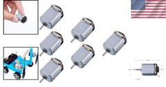 6 Pack Mini Electric Motors (DC 0.5-3V) 5000 RPM for DIY Science Projects