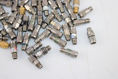 Lot of 88 RF SMA Fixed Attenuators Mixed dB Microwave Coaxial Midwest Weinschel