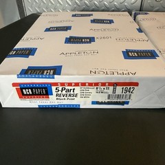 2 reams (1000 sheets) of 5 Part NCR Carbonless Paper Size 8.5″ x 11″