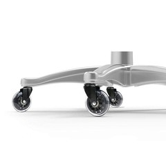 Everbilt Black 3 in. Rollerblade Office Chair Caster Wheels (4-Pack)