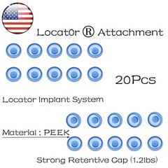 US Locator Tapered Abutment 1-5.0mm height for Zimmer TSV3.5 Mis Adin Implants