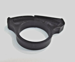 x4 Heyco HC 672 2326 Plastic Nylon 6/6 Black Wire Cable Tube Hose Reusable Clamp