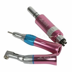 Dental NSK Style Slow Speed Contra Angle Straight Air Motor 4H Handpiece Kit E-L