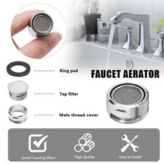 Litoexpe 15/16 Inch Faucet Aerator 4 PCS, Kitchen Sink Replacement…