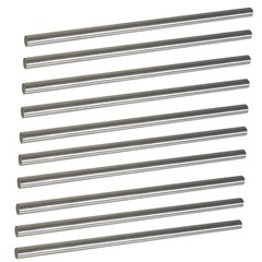 10Pcs 5/32 x 6 Inch Stainless Steel Rods Metal Shaft Rod for DIY Crafts Industry