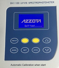 Azzota ® SM-1100, 4nm Economic UV-VIS Spectrophotometer