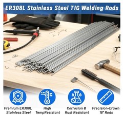 Varillas soldadura TIG ER308L inox 1/16 x16 20 pcs para acero 304