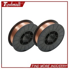 Findmall 2 Roll ER70S-6 .023″ (0.6 mm) Mild Steel MIG Welding Wires (2 x 10-Lbs)