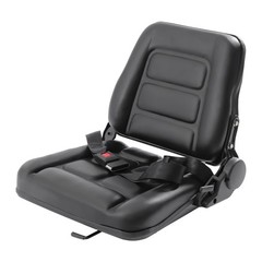 NEW UNIVERSAL FORKLIFT SEAT FITS CLARK CAT HYSTER YALE TOYOTA MITSUBISHI BLACK