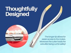 ARTMAN INSTRUMENTS Braces Wire Cutter Orthodontic Distal End Cutter, Large Ha…