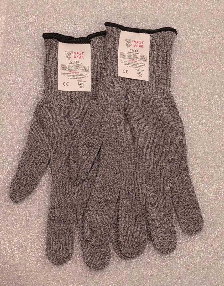 New Pair! XLarge Maxx Wear Cut Resistant gloves (CR13) Spectra Guard