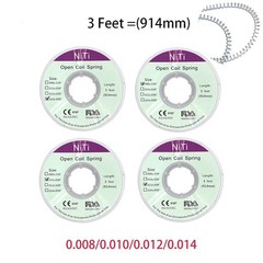 914mm Dental Orthodontic Niti Spool Open Coil Spring .008/010/012/014 Inch