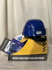 Volvo Blue/Iconic Logo Peltor Safety Construction Helmet with Safety Visor