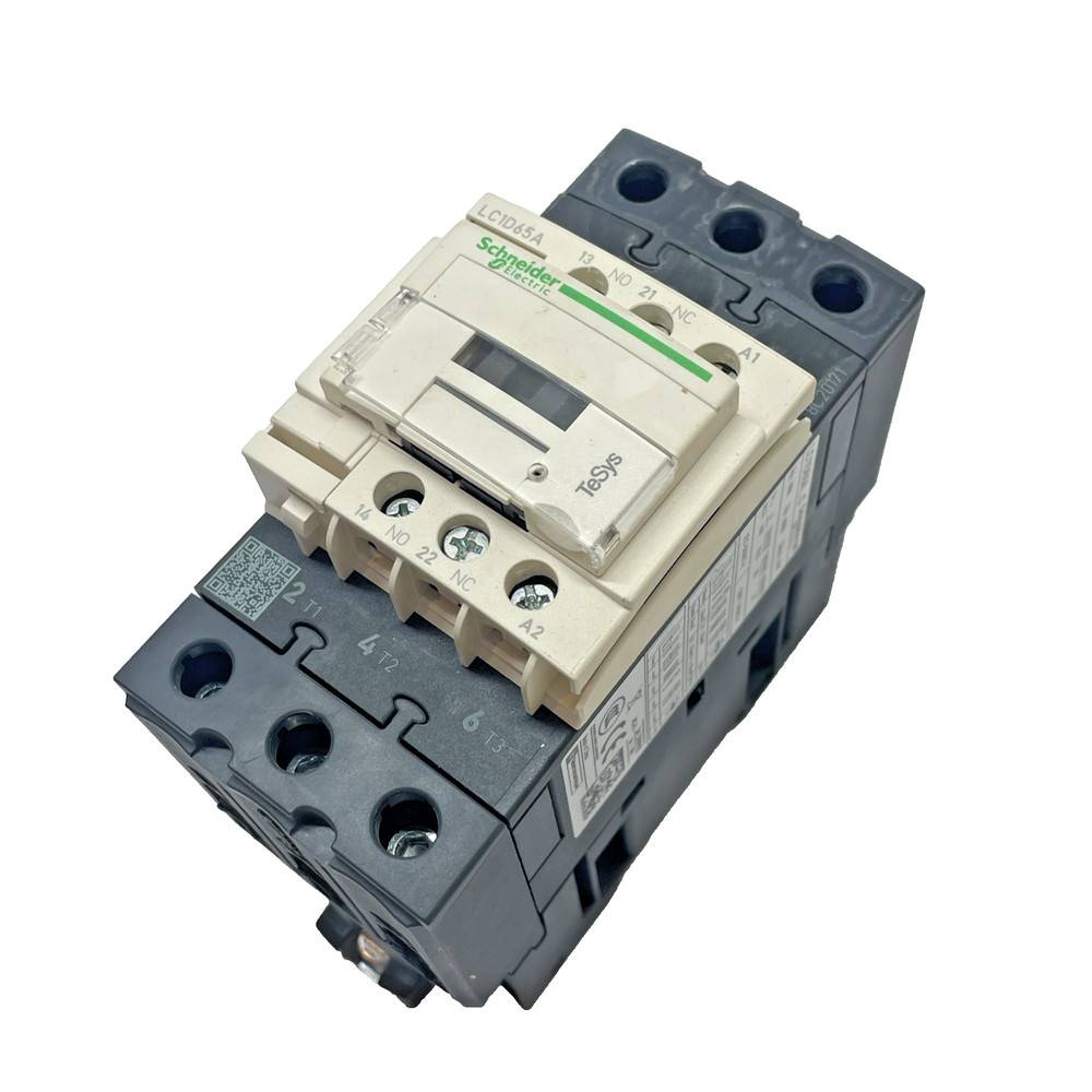 Schneider Electric LC1D65A…C 65A 3-Pole Motor Contactor