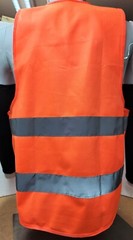 FX Class Two High Visibility Reflective Orange Safety Vest