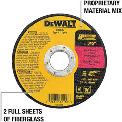 DEWALT 4-1/2 In. X 0.045 In. X 7/8 In. Metal and Stainless Cutting Wheel 10-Pack