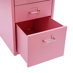 Metal File Storage Cabinet, 5 Drawer Under Desk Filing Cabinets with Wheels
