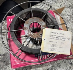 Thyssen Bohler E71T-1 Flux Core Welding Wire .045 1.2mm Partial Spool 11.8 lb