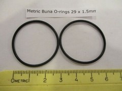29mm ID x 32mm OD x 1.5mm thick O-ring. Buna-70. Quan 2.