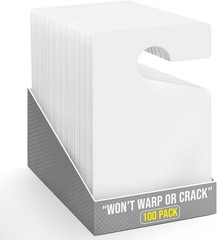 MESS Large Thick Parking Permit Hang Tags 10 Pack White 3x5in Car Mirror Pass