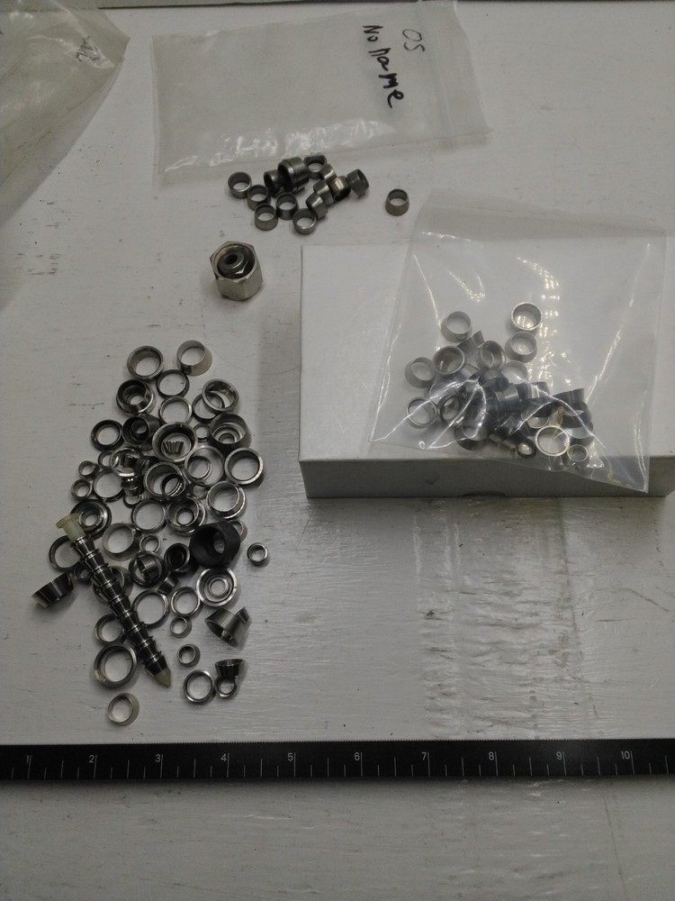 Stainless Ferrule & Nuts 1/4″ 3/8″ + Mixed Lot Ss316 As Pictured ‘Generic’ Lot