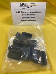 B-LINE SYSTEMS / SB21NEO / 2″ BLACK RUBBER END CAPS / PACK OF 10 / 2″ X 9/16″