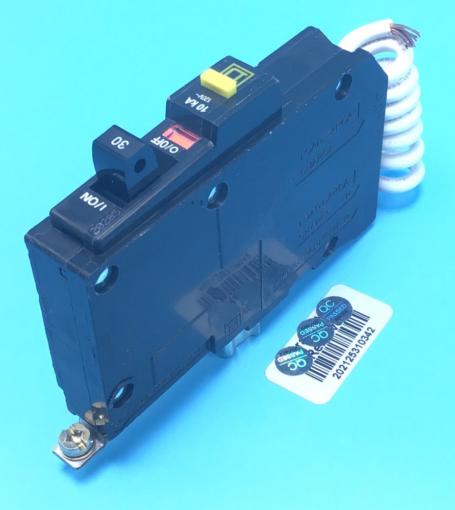 New Circuit Breaker Square D QOB130GFI 30 Amp ONLY FOR BOLT ON PANEL GFCI @