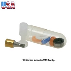 US For Hiossen Oss Implant Locator Abutments PEEK Retention Caps Mini & Regular