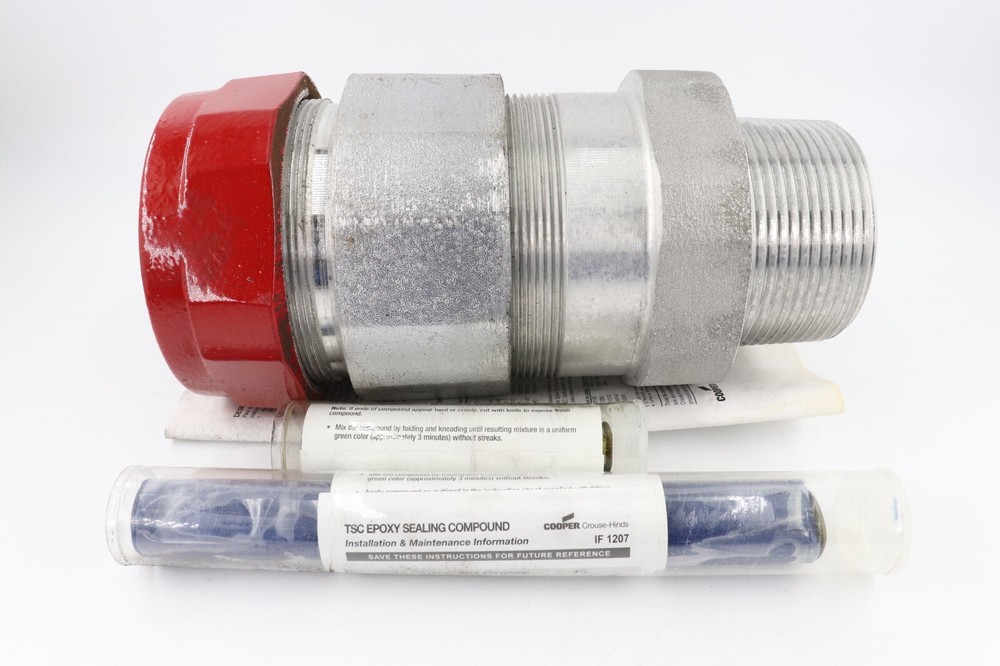 CROUSE HINDS TMCX7247 2-1/2″ CABLE SEALING FITTING FOR TC/MC/MCI 1.93″-2.47″ CGB