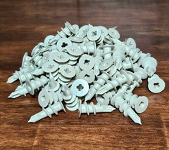 *BULK* 600x Self Drilling 60 Lbs Threaded Drywall Plastic Anchors For #8 Screws
