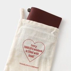 Traveler’s Company Love and Trip Limited Edition Red Notebook Passport Size