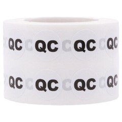 Quality Control QC Stickers | 0.5″ Inch Round | 1000 Pack