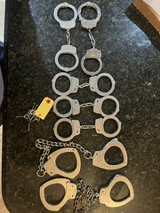 Smith & Wesson Hand & Ankle Cuffs Lot Of 7 Read