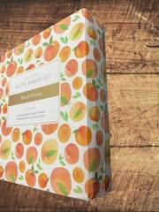 Jot & Mark Classic Size Recipe Binder Set Peach Dream