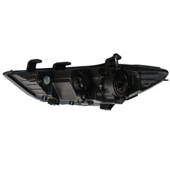 2017-2018 Hyundai Elantra Halogen Headlights Pair Clear Lens Black Housing