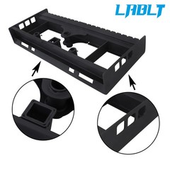 LABLT Skid Steer Pallet Fork Frame W/ Receiver Hitch & Spear Sleeves